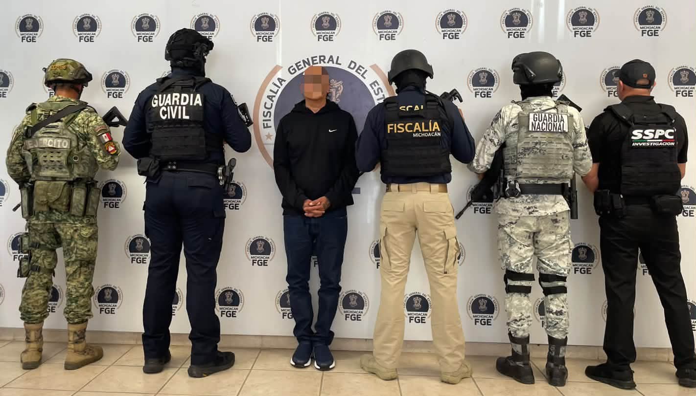 Cae en Morelia “El Señor de la T”, presunto líder criminal de región La Piedad
