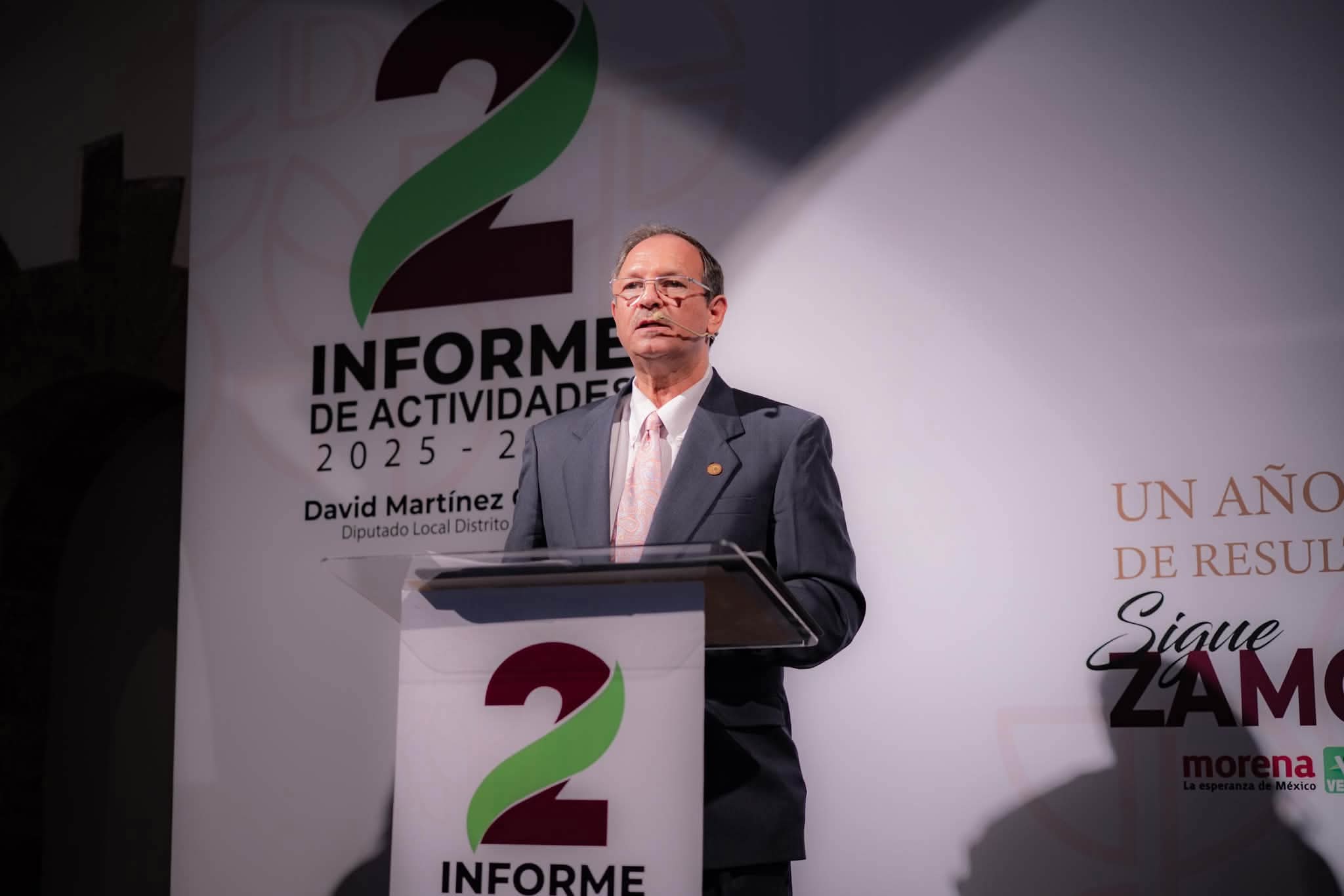 Mi compromiso es seguir dando resultados en beneficio de Zamora y de Michoacán: David Martínez Gowman.