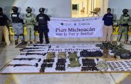 Golpe al crimen en Michoacán; aseguradas 667 armas de fuego en operativos