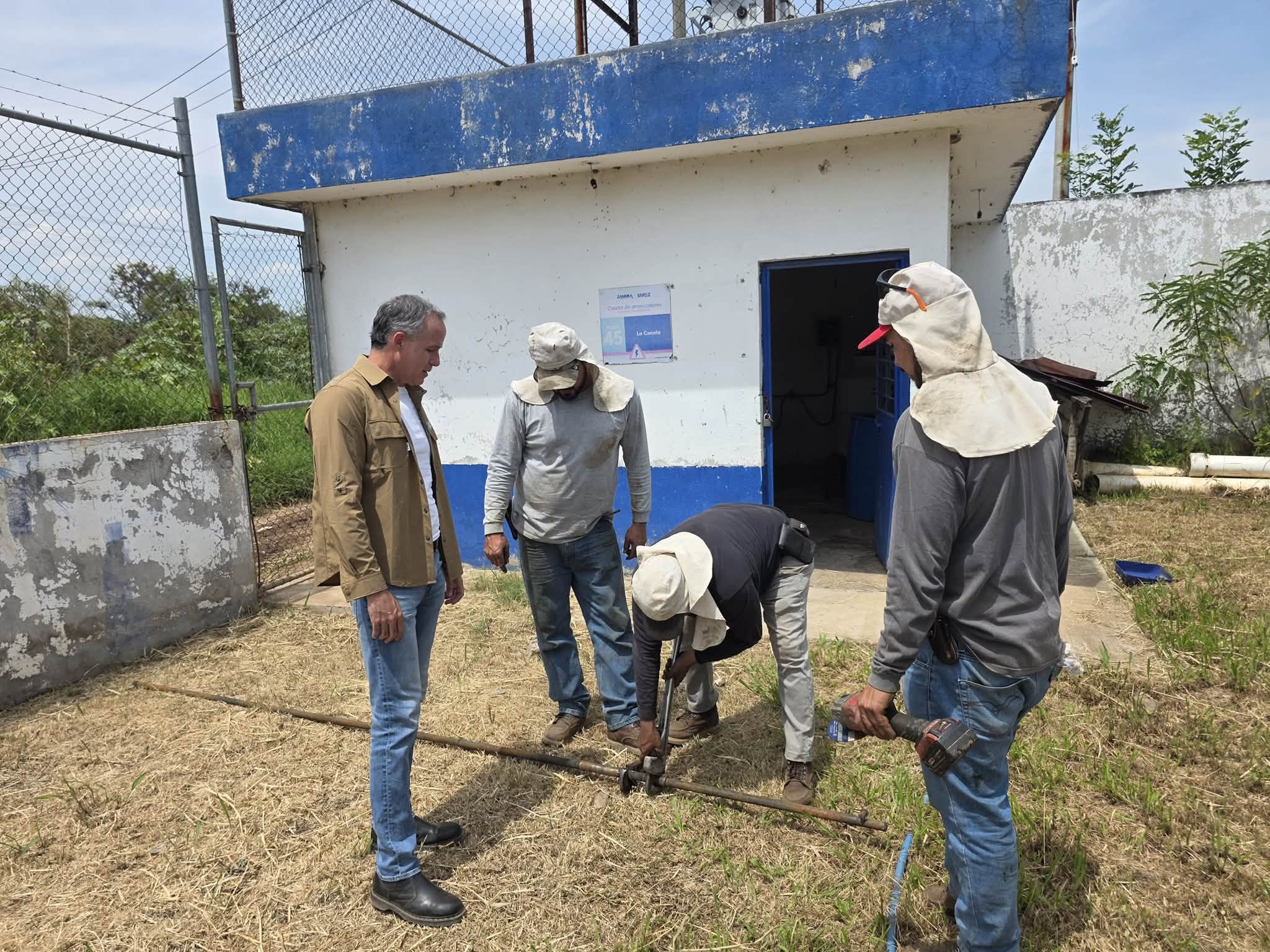 SAPAZ sustituye equipo de bombeo para mejorar abasto de agua en colonias de Zamora