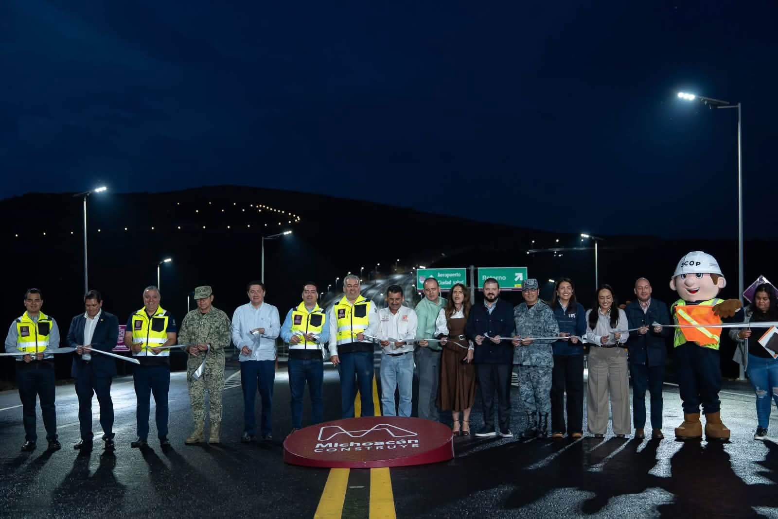 Isidoro Mosqueda presente en inauguración del segundo anillo periférico de Morelia