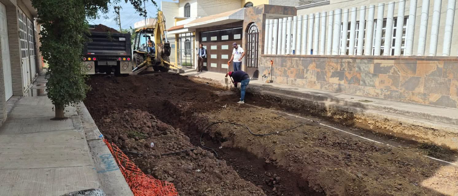 Buen Gobierno instala nueva infraestructura hidráulica en calle Real del Valle