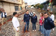 Carlos Soto supervisó obras de infraestructura urbana e hídrica en Zamora