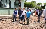 Carlos Soto supervisó avances de pavimentación en Atecucario y Romero de Guzmán