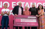 Entrega Bedolla mil 640 apoyos a mujeres con cáncer; destaca 95% de esperanza de vida en Michoacán