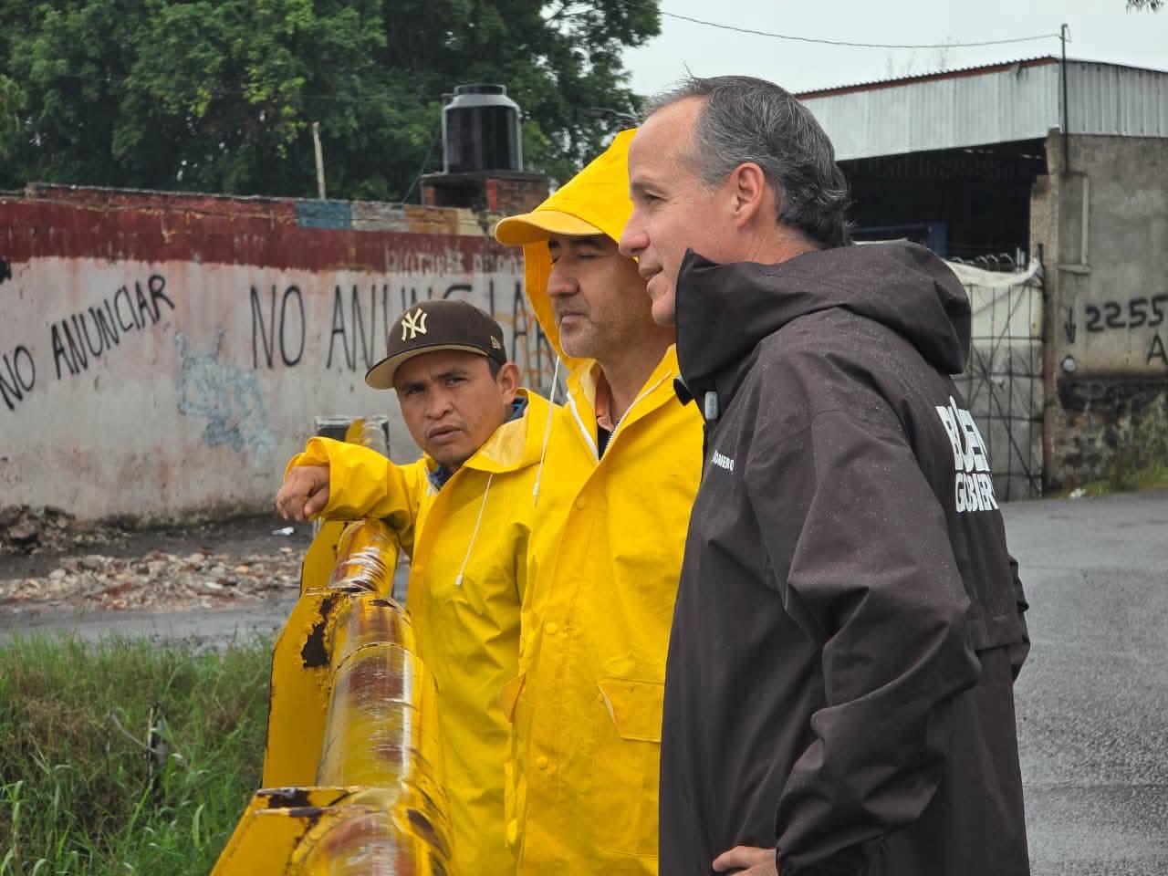 SAPAZ mantiene vigilancia del río Duero y dren A ante lluvias por el huracán Simon