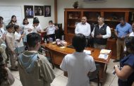 Isidoro Mosqueda recibió a escolares de la Comunidad Educativa “Cumbres”