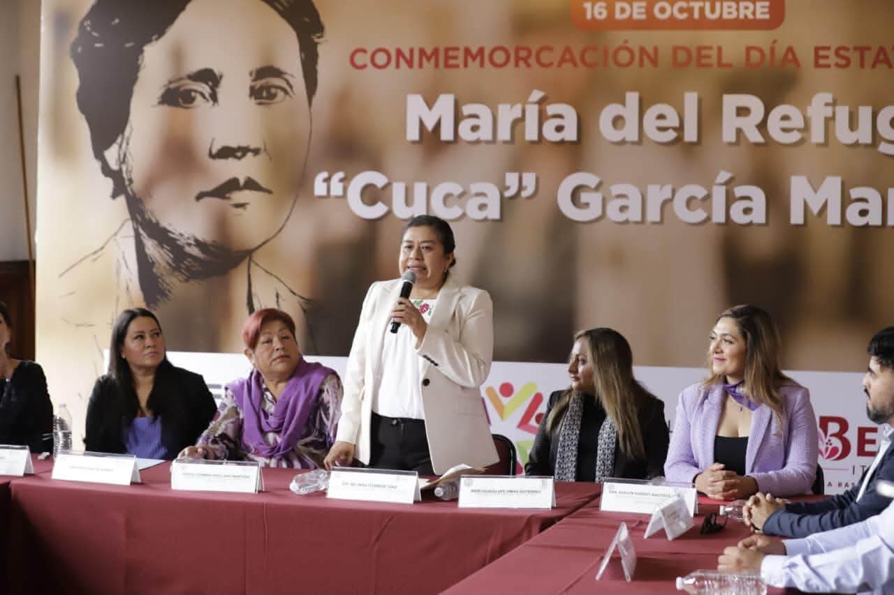 Desde el Congreso, Belinda Iturbide resalta legado de Refugio “Cuca” García en su lucha por los derechos de las mujeres