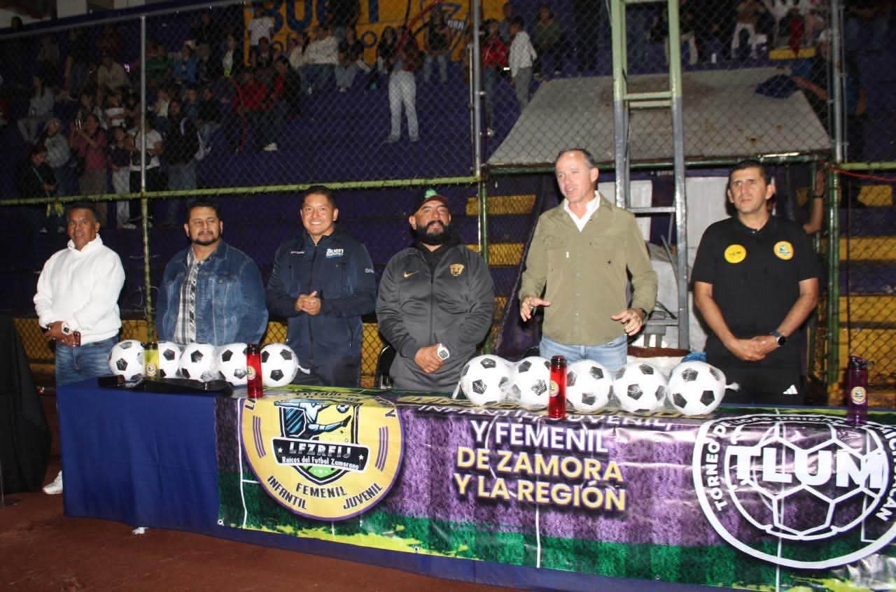 Inauguran nueva temporada de la Liga de Futbol Infantil, Juvenil y Femenil de Zamora y la Región