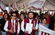 David Huirache se registra para buscar la Coordinación Municipal de Morena en Zamora
