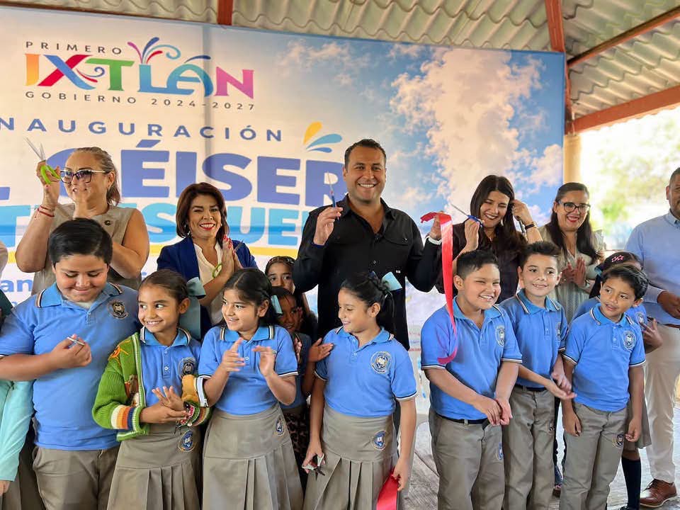 Convierten El Géiser de Ixtlán en aula al aire libre para miles de estudiantes