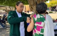 Instalan módulo de vacunación semifijo en la plaza principal