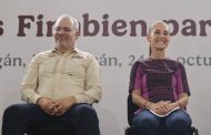 Desde Apatzingán, Bedolla cierra filas con Sheinbaum en defensa de la soberanía nacional