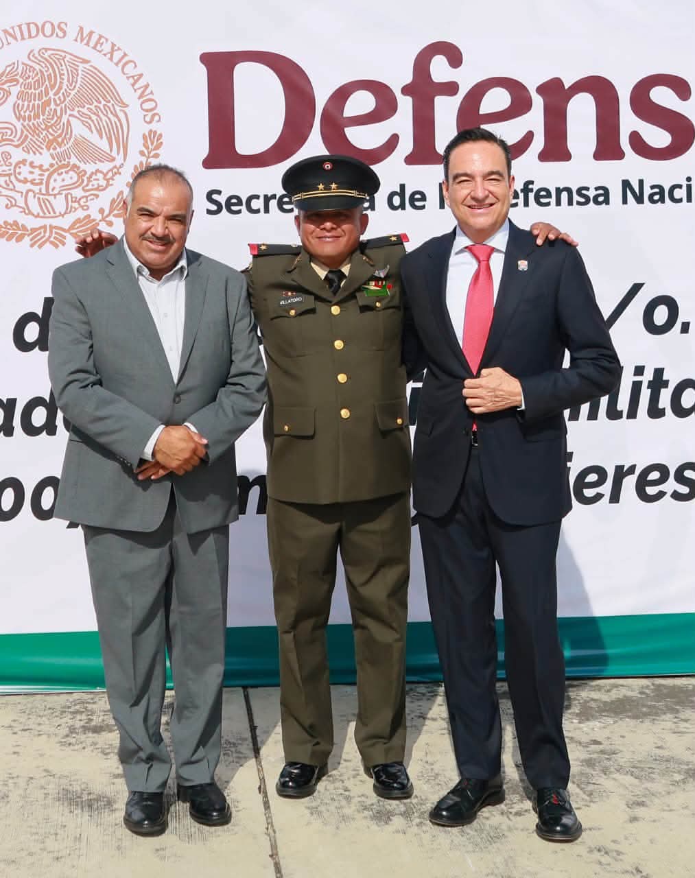 Participa Isidoro Mosqueda en ceremonia del Servicio Militar Nacional