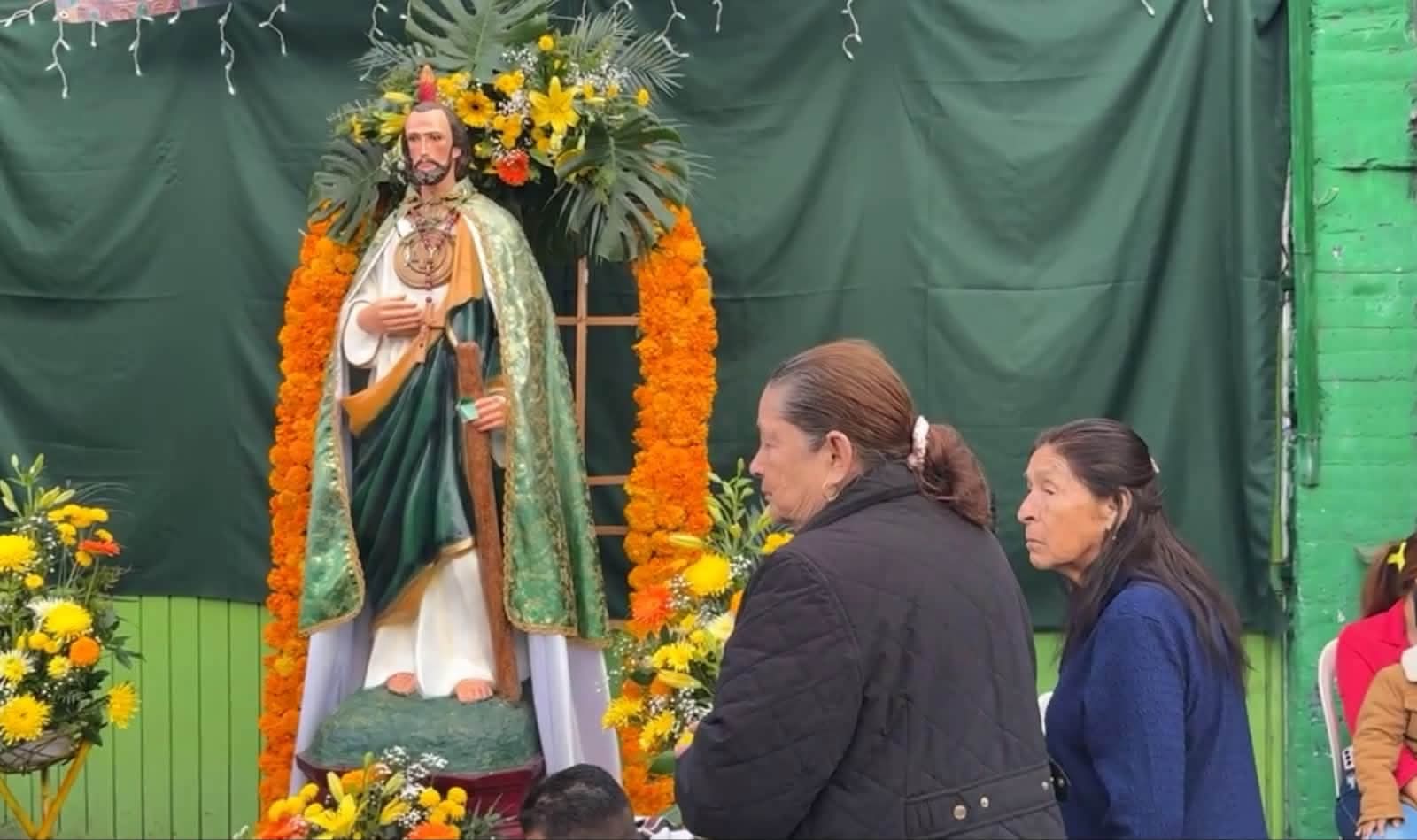 Cumple más de 20 años tradición de altar a San Judas Tadeo en la colonia Miguel Regalado