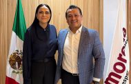 Torres Piña tuvo reunión de trabajo con Presidenta de Morena
